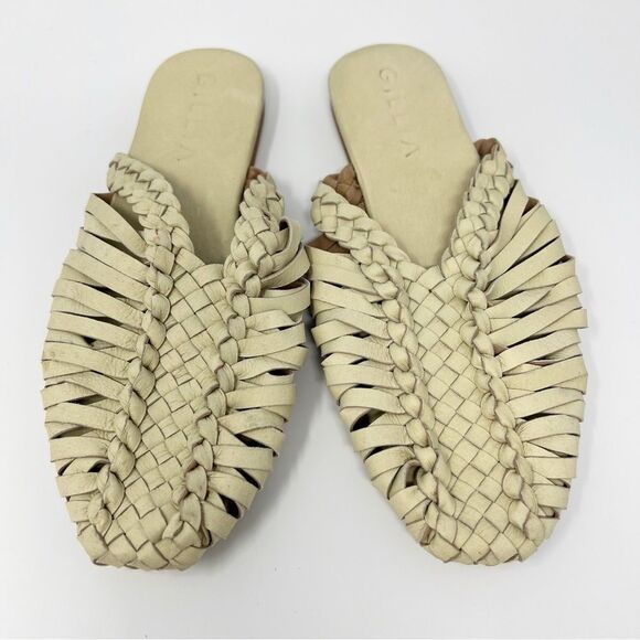 Free People Gillia Woven Slides - Picture 3 of 8